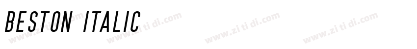 Beston Italic字体转换